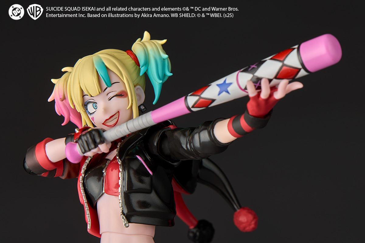 Pedido Figura Harley Quinn - Suicide Squad Isekai - Amazing Yamaguchi Revoltech marca Kaiyodo NR082 escala 1/12