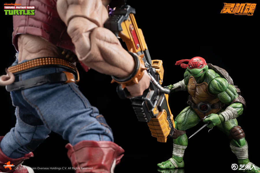 Preventa Figura Rocksteady - TMNT marca LINGJIHUN LJ004A escala 1/12