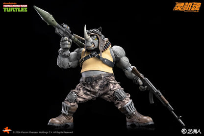 Preventa Figura Rocksteady - TMNT marca LINGJIHUN LJ004A escala 1/12