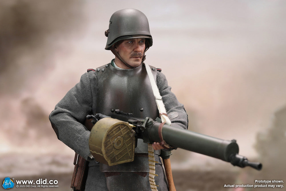 Preventa Figura Arthur - WWI German MG08 Machine Gunner marca DID D11015 escala 1/6