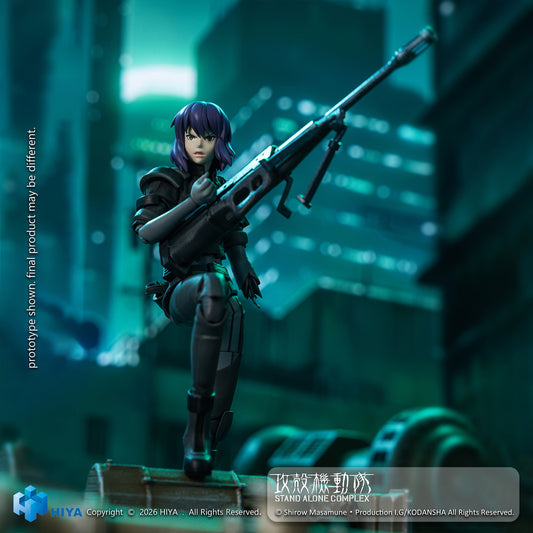 Preventa Figura Kusanagi Motoko (Battle Suit Version) - Ghost in the Shell: Stand Alone Complex - Exquisite Super Series marca HIYA ESG0203 escala 1/12