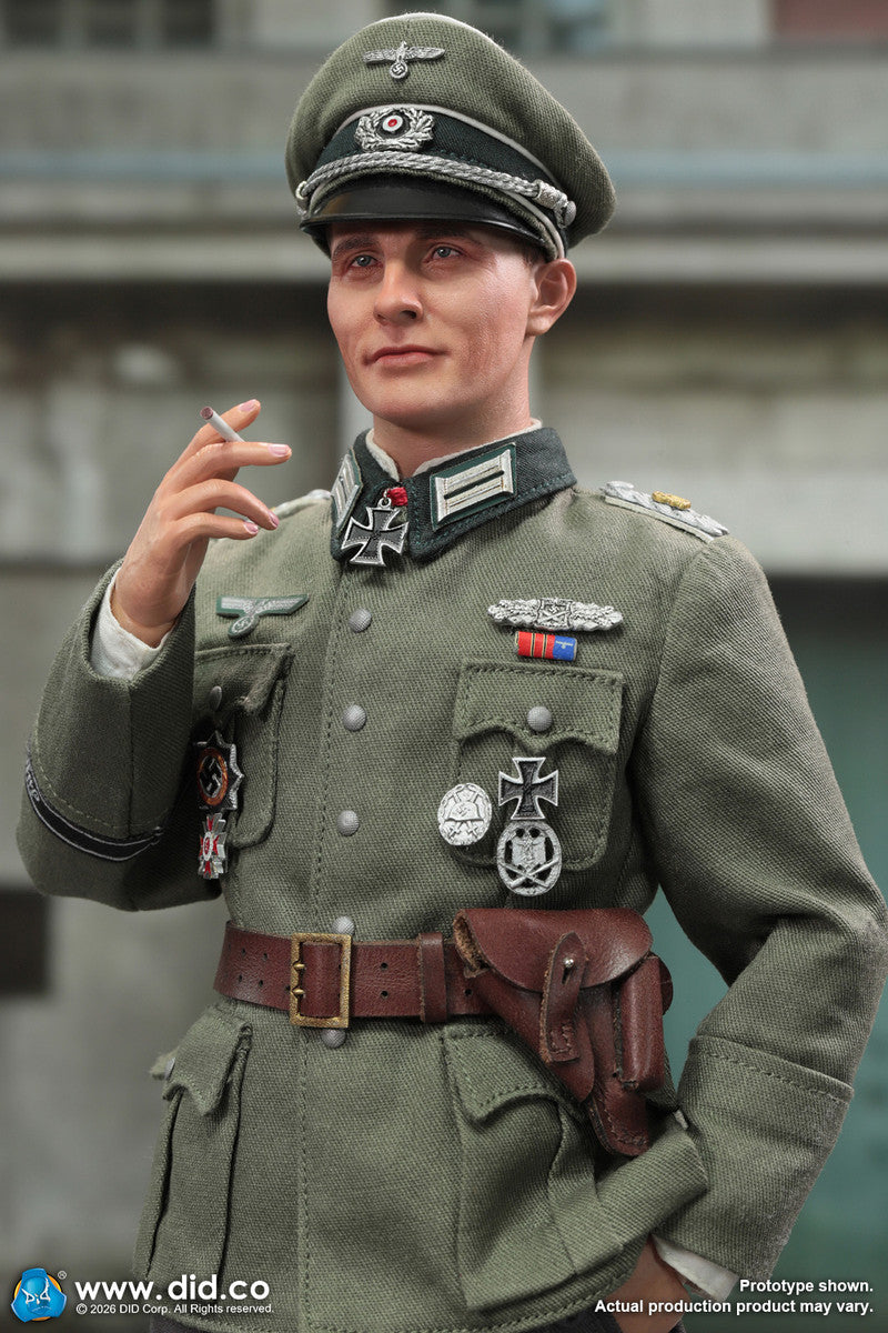 Preventa Figura Officer Otto Remer - WWII German Wehrmacht marca DID D80194 escala 1/6