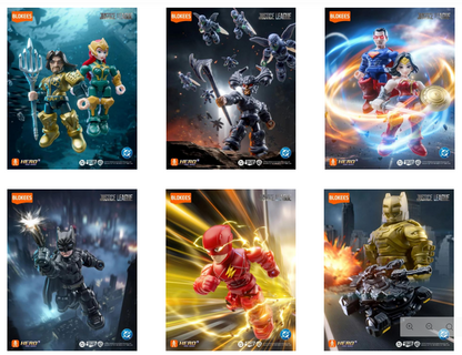 EN STOCK Figura DC Defender Version 02 - Justice League 12 in 1 - Model Kit - Marca Blokees