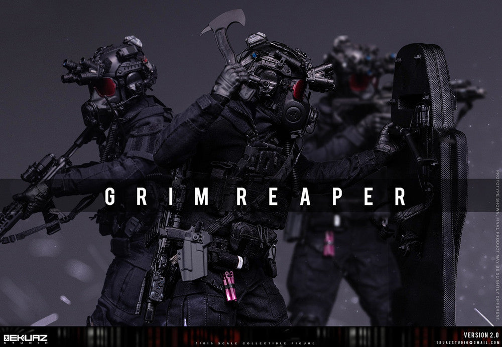 Preventa Figura Grim Reaper (Elite Guard Version 2) (Deluxe Edition) marca Ekuaz Studio EKS015S escala 1/6