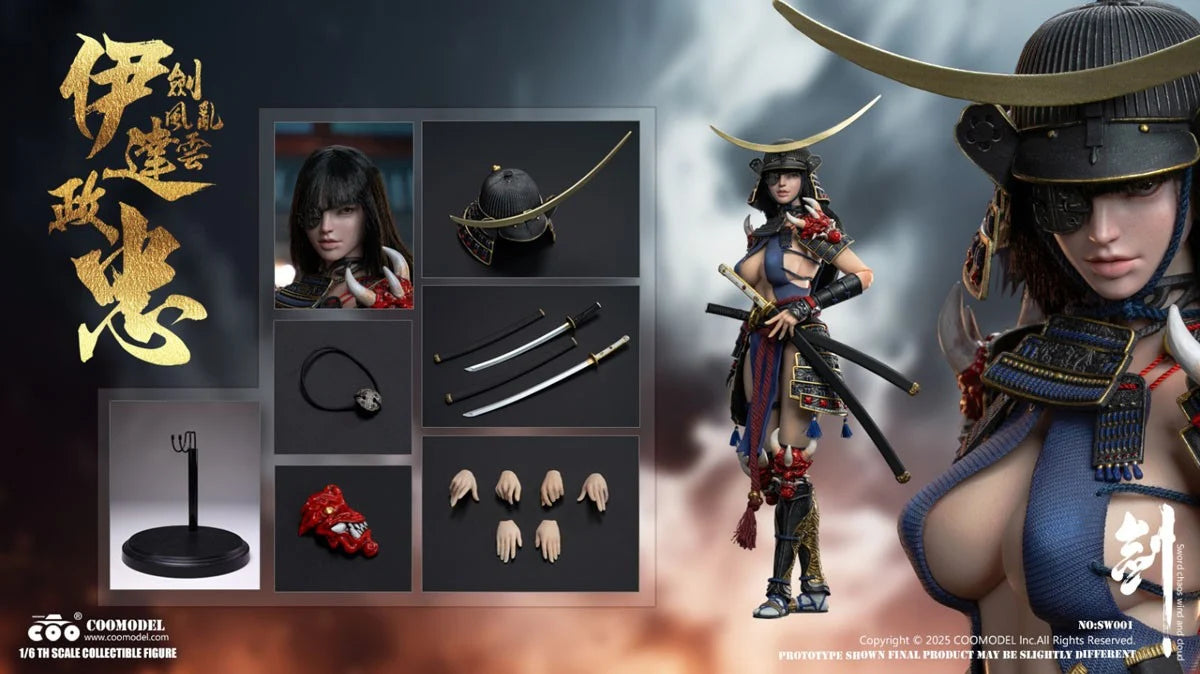 Preventa Figura Date Masamune (Warrior Maiden Edition) - Swords Of Chaos marca Coomodel No.SW001 escala 1/6