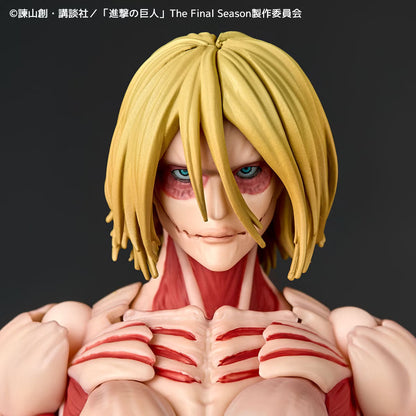 Preventa Figura Female Titan (Annie Leonhart) - Shingeki no Kyojin (Attack on Titan) - Amazing Yamaguchi Revoltech NR156 marca Kaiyodo (17 cm) (relanzamiento)