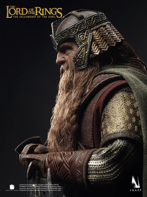 Preventa Figura GIMLI (Cabello enraizado) - The Lord of the Rings: The Fellowship of the Ring marca INART A033 Queen Studio escala 1/6