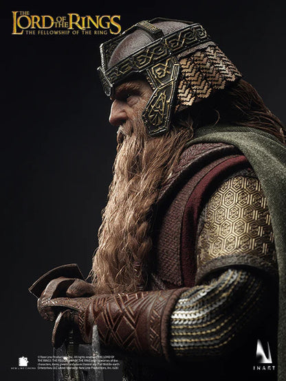 Preventa Figura GIMLI (Cabello enraizado) - The Lord of the Rings: The Fellowship of the Ring marca INART A033 Queen Studio escala 1/6