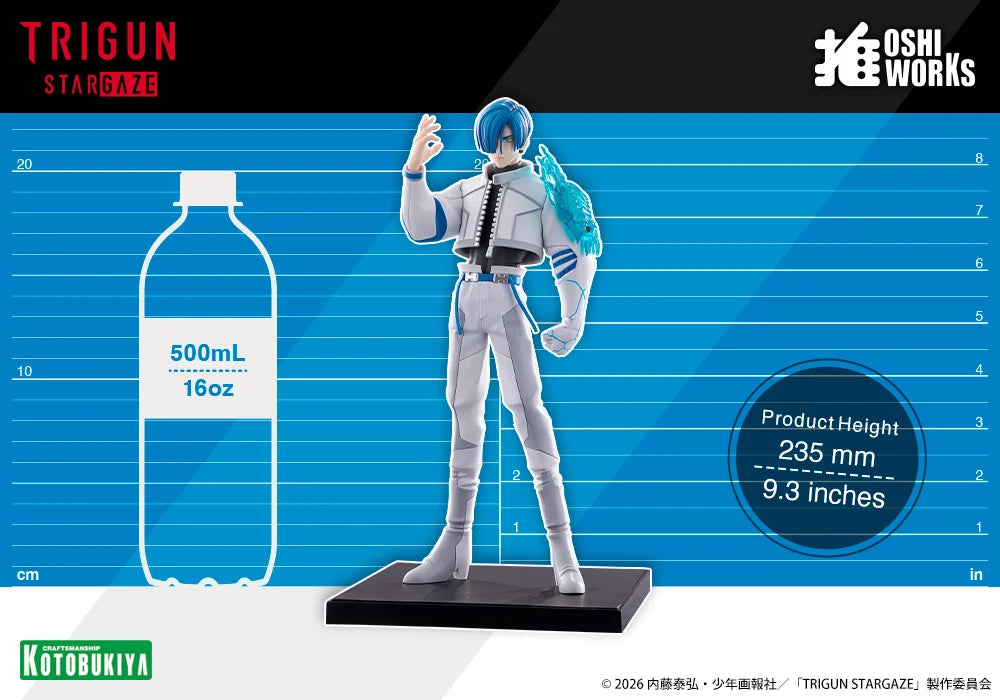 Preventa Estatua Legato Bluesummers - Trigun Stampede - Oshi Works marca Kotobukiya escala 1/8