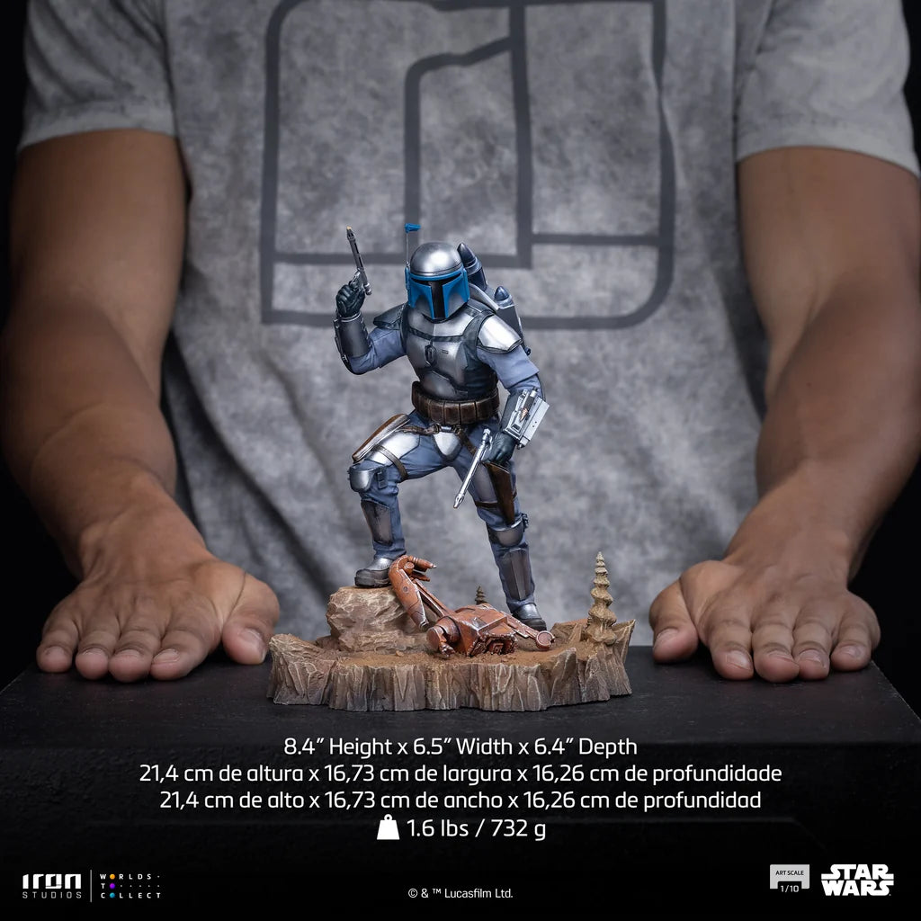 Preventa Estatua Jango Fett - Star Wars: Attack of the Clones marca Iron Studios escala de arte 1/10