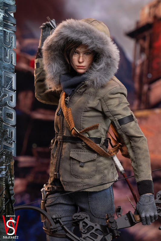 Preventa Figura Miss Croft (Battle Damaged Version) marca Swtoys FS077B escala 1/6
