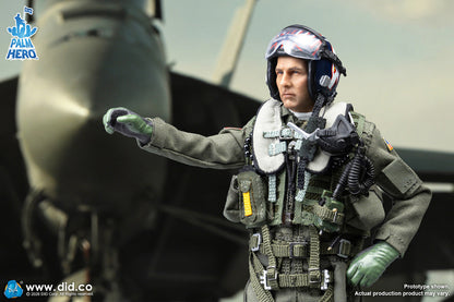 Pedido Figura Captain Mitchell - US Navy 18E Pilot marca DID XM80031 escala 1/12