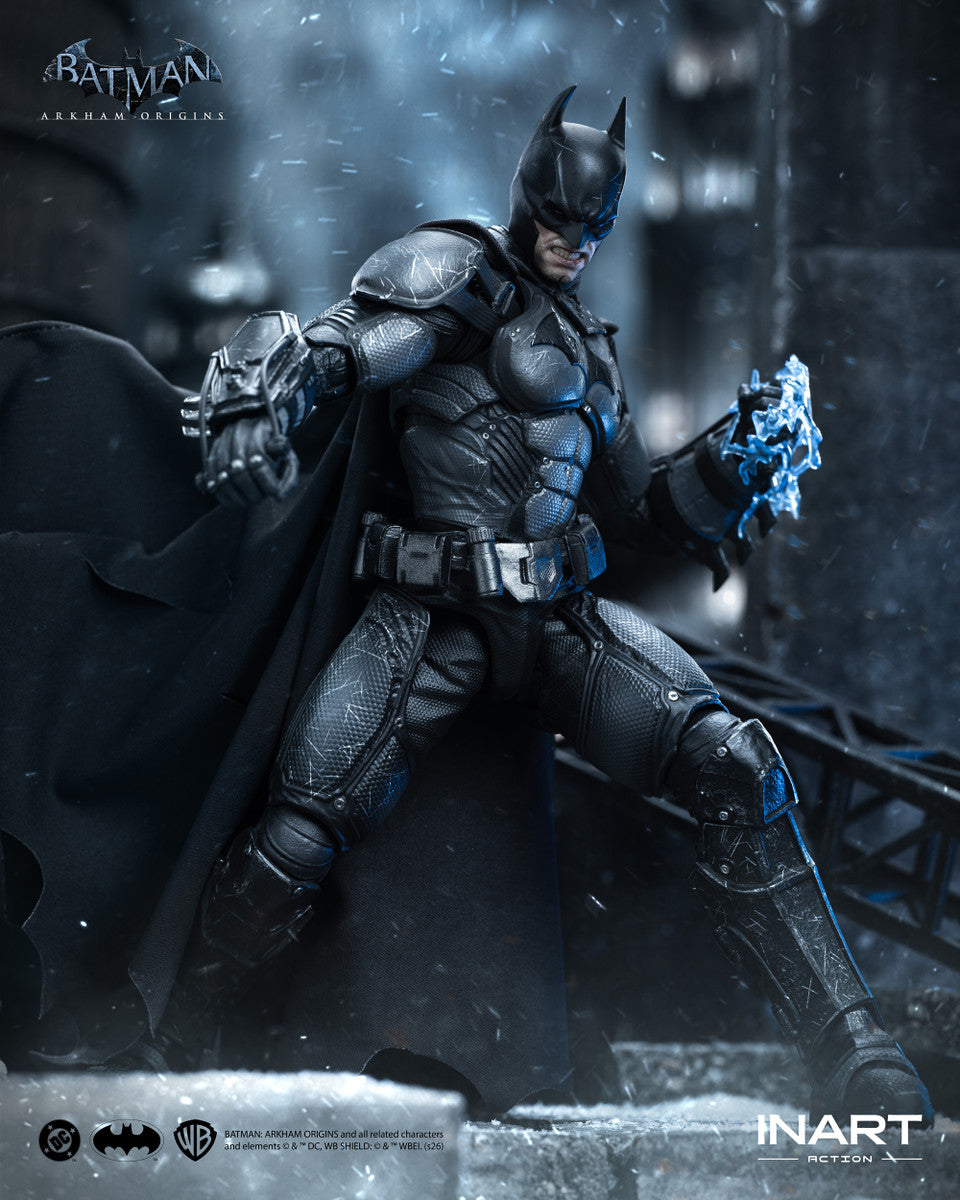Preventa Figura BATMAN (Battle Damaged version) - Batman Arkham Origins marca INART G0007 escala 1/12