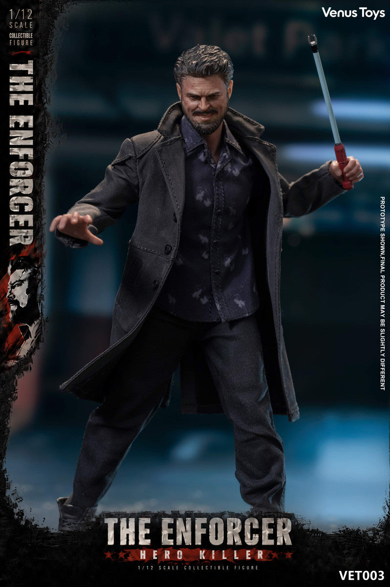 Preventa Figura The Enforcer marca Venus Toys VET003 escala 1/12