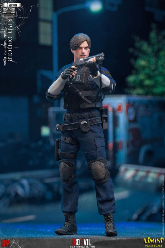 Preventa Figura R.P.D. Officer version S (Deluxe) marca Limtoys escala pequeña 1/12 (relanzamiento)