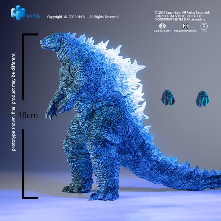 Preventa Figura Godzilla Energized (Exclusiva PX Previews) - Godzilla x Kong: The New Empire - Exquisite Basic marca HIYA EBG0187 (18 cm)