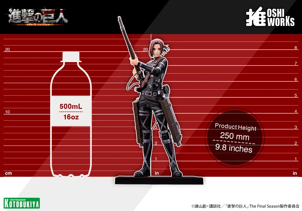 Preventa Estatua Sasha Blouse (The Final Season version) - Attack on Titan - Oshi Works marca Kotobukiya (25 cm)