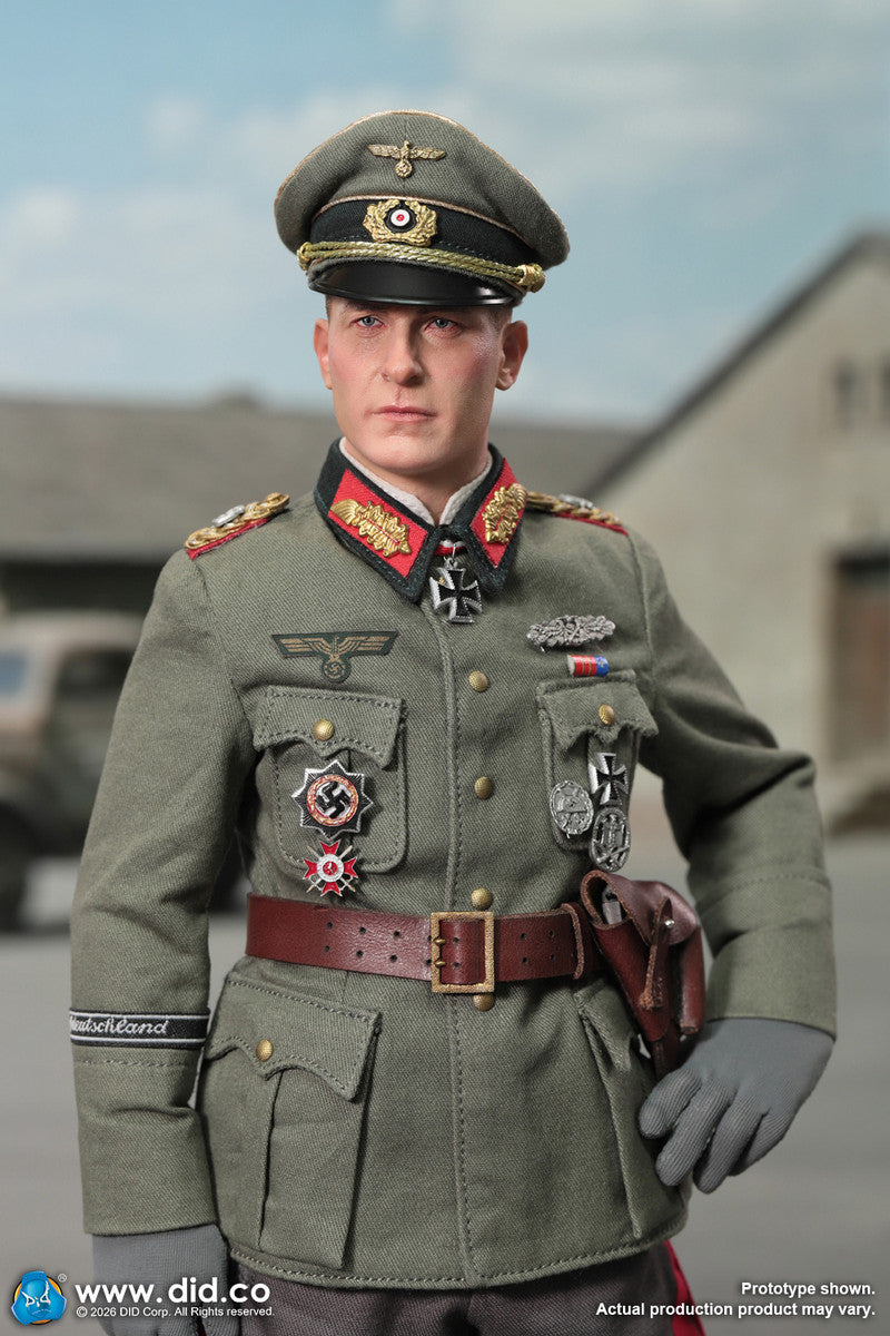 Preventa Figura Officer Otto Remer - WWII German Wehrmacht marca DID D80194 escala 1/6