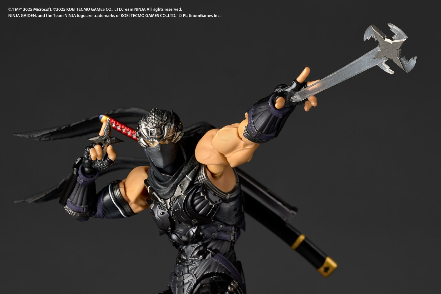 Preventa Figura Ryu Hayabusa - Ninja Gaiden 4 - Amazing Yamaguchi Revoltech marca Kaiyodo NR132 escala 1/12