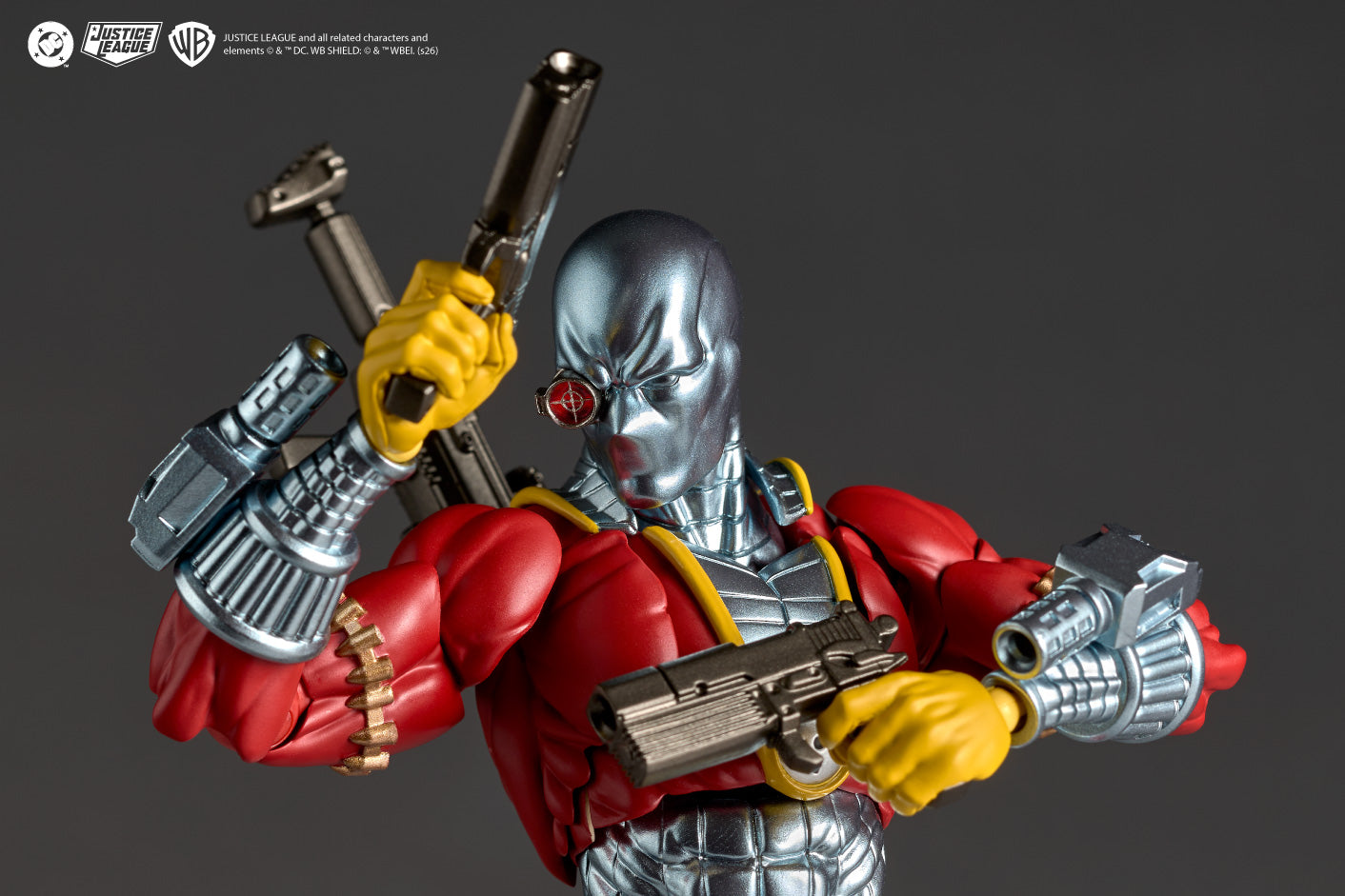 Preventa Figura Deadshot - Justice League - Amazing Yamaguchi Revoltech marca Kaiyodo NR126 escala 1/12
