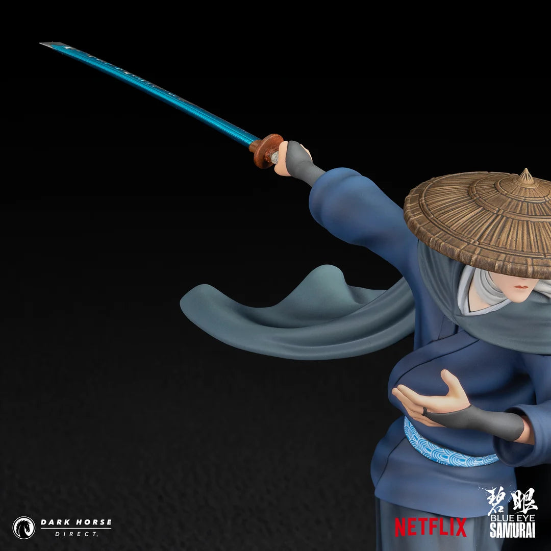 Preventa Estatua Mizu - Blue Eye Samurai marca Dark Horse (20.3 cm)