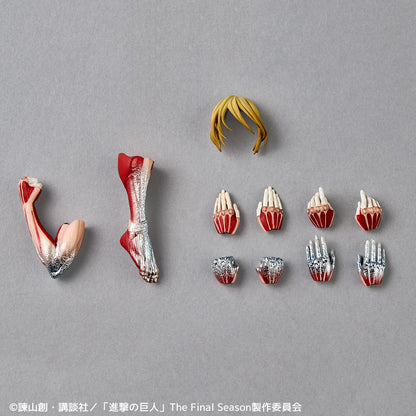Preventa Figura Female Titan (Annie Leonhart) - Shingeki no Kyojin (Attack on Titan) - Amazing Yamaguchi Revoltech NR156 marca Kaiyodo (17 cm) (relanzamiento)