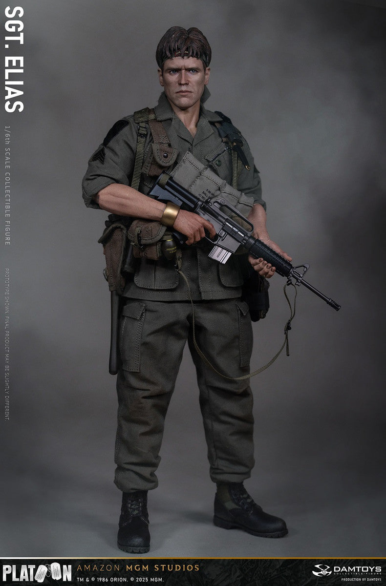 Preventa Figura Sergeant Elias - PLATOON (1986) marca Damtoys DMS047 escala 1/6