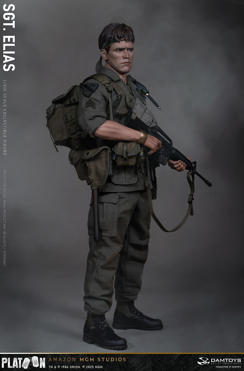 Preventa Figura Sergeant Elias - PLATOON (1986) marca Damtoys DMS047 escala 1/6