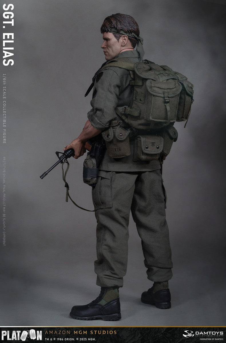 Preventa Figura Sergeant Elias - PLATOON (1986) marca Damtoys DMS047 escala 1/6