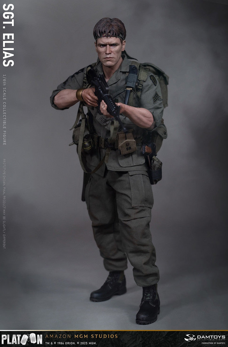 Preventa Figura Sergeant Elias - PLATOON (1986) marca Damtoys DMS047 escala 1/6