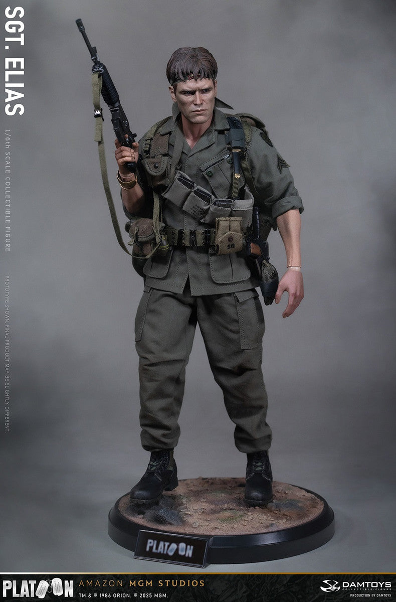 Preventa Figura Sergeant Elias - PLATOON (1986) marca Damtoys DMS047 escala 1/6