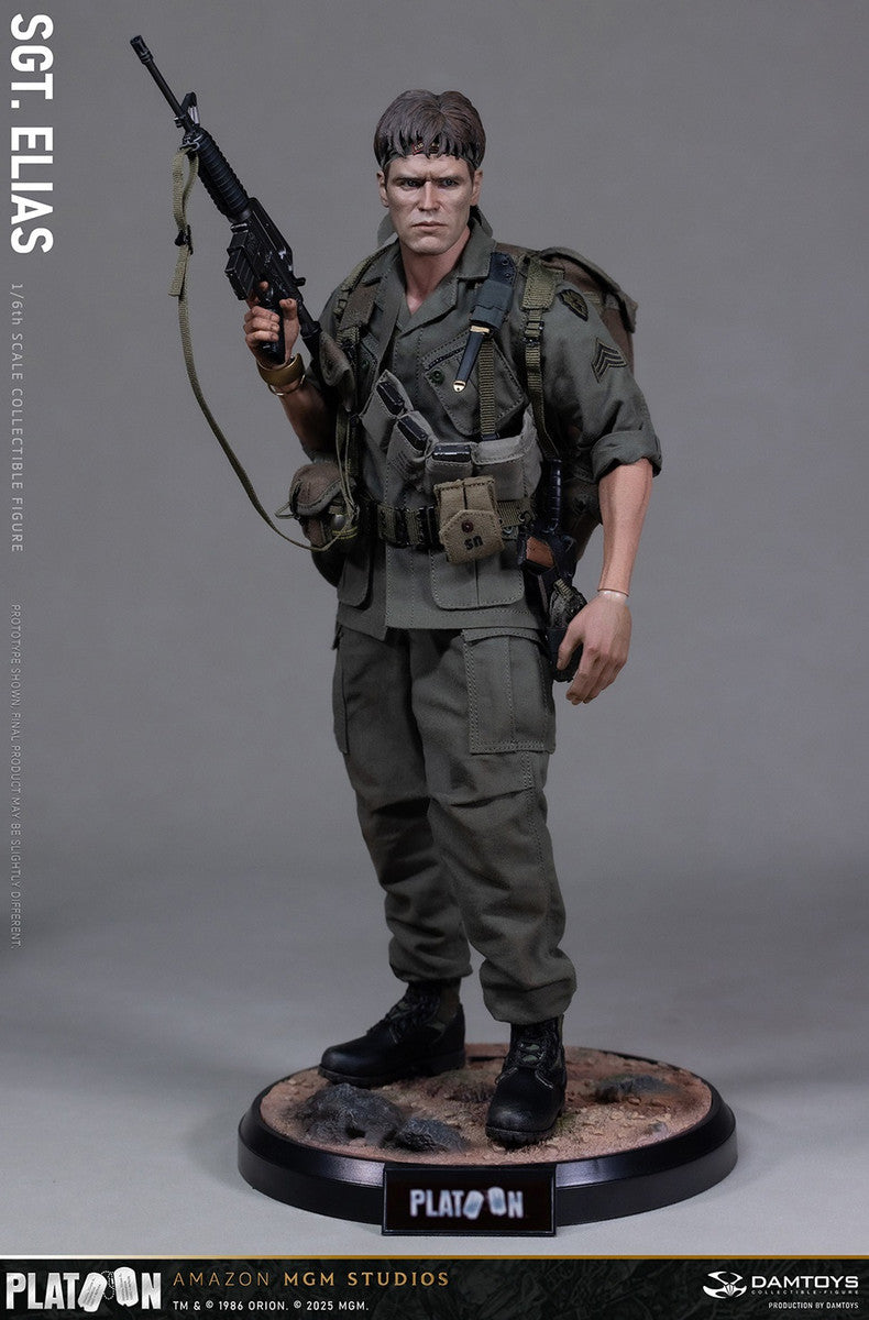 Preventa Figura Sergeant Elias - PLATOON (1986) marca Damtoys DMS047 escala 1/6
