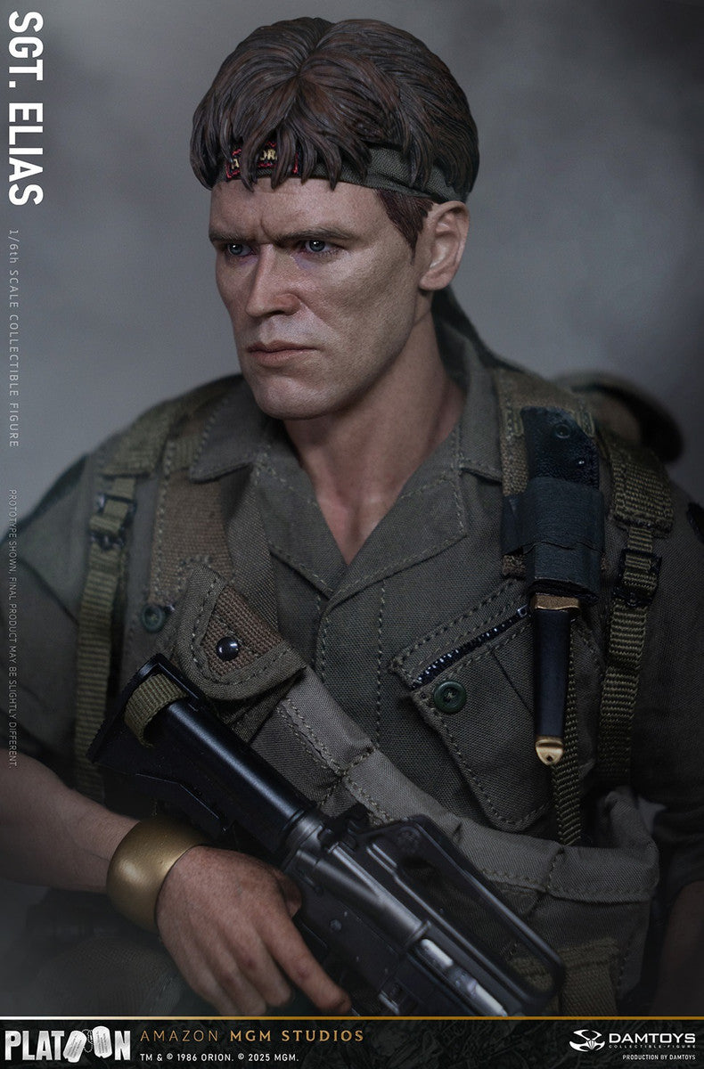 Preventa Figura Sergeant Elias - PLATOON (1986) marca Damtoys DMS047 escala 1/6