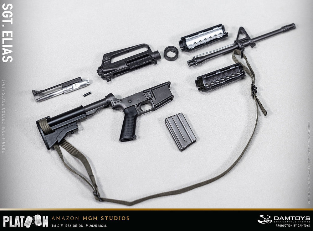 Preventa Figura Sergeant Elias - PLATOON (1986) marca Damtoys DMS047 escala 1/6