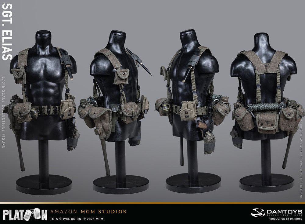 Preventa Figura Sergeant Elias - PLATOON (1986) marca Damtoys DMS047 escala 1/6