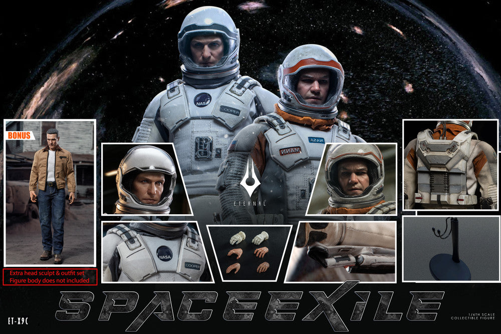 Preventa Figuras Space Exile (2 figuras y bono) marca Eternal Toys ET-X9C escala 1/6