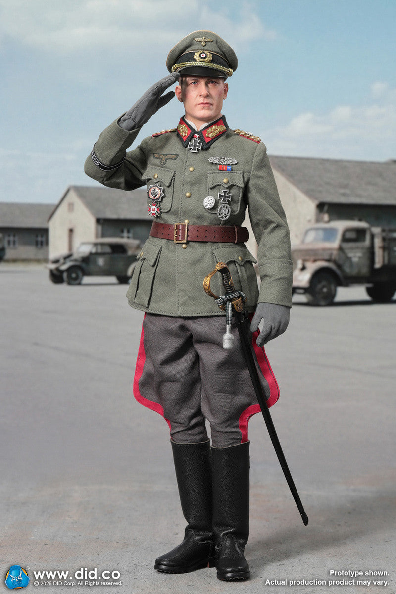 Preventa Figura Officer Otto Remer - WWII German Wehrmacht marca DID D80194 escala 1/6