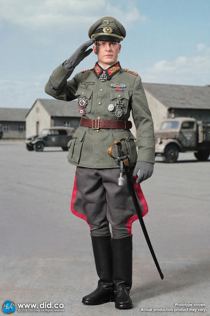 Preventa Figura Officer Otto Remer - WWII German Wehrmacht marca DID D80194 escala 1/6
