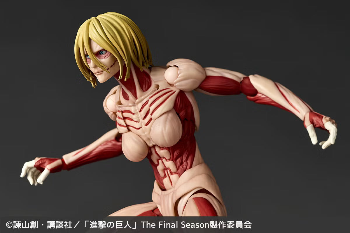 Preventa Figura Female Titan (Annie Leonhart) - Shingeki no Kyojin (Attack on Titan) - Amazing Yamaguchi Revoltech NR156 marca Kaiyodo (17 cm) (relanzamiento)