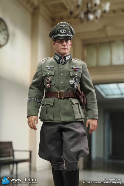 Preventa Figura Officer Otto Remer - WWII German Wehrmacht marca DID D80194 escala 1/6