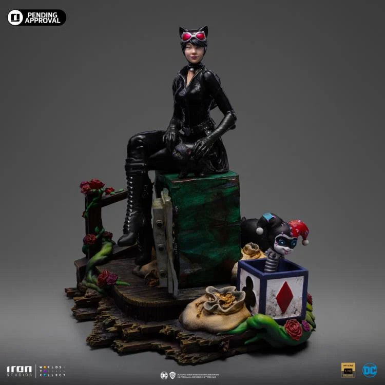 Preventa Estatua Catwoman (Deluxe) - Gotham City Sirens - Limited Edition marca Iron Studios escala de arte 1/10