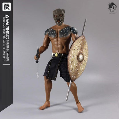 Pedido Figura African Warrior (Deluxe version) marca Young Rich YR031B escala 1/6