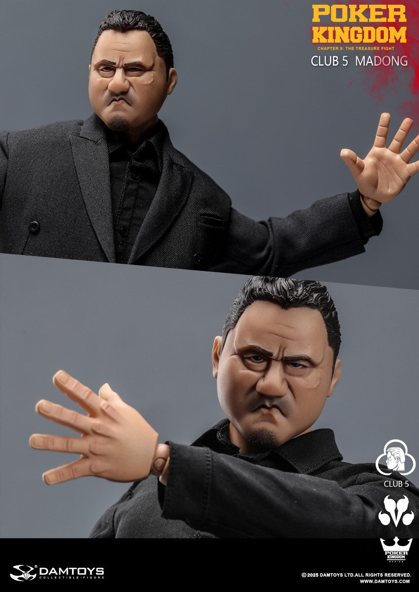 Preventa Figura CLUB 5 Madong - Poker Kingdom marca Damtoys GK030-A escala 1/6