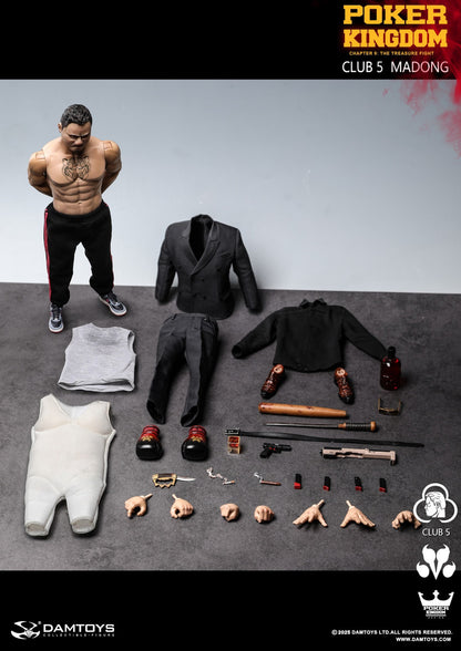 Preventa Figura CLUB 5 Madong - Poker Kingdom marca Damtoys GK030-A escala 1/6