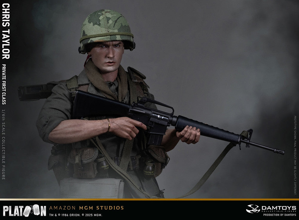 Preventa Figura Private Chris Taylor - PLATOON (1986) marca Damtoys DMS046 escala 1/6