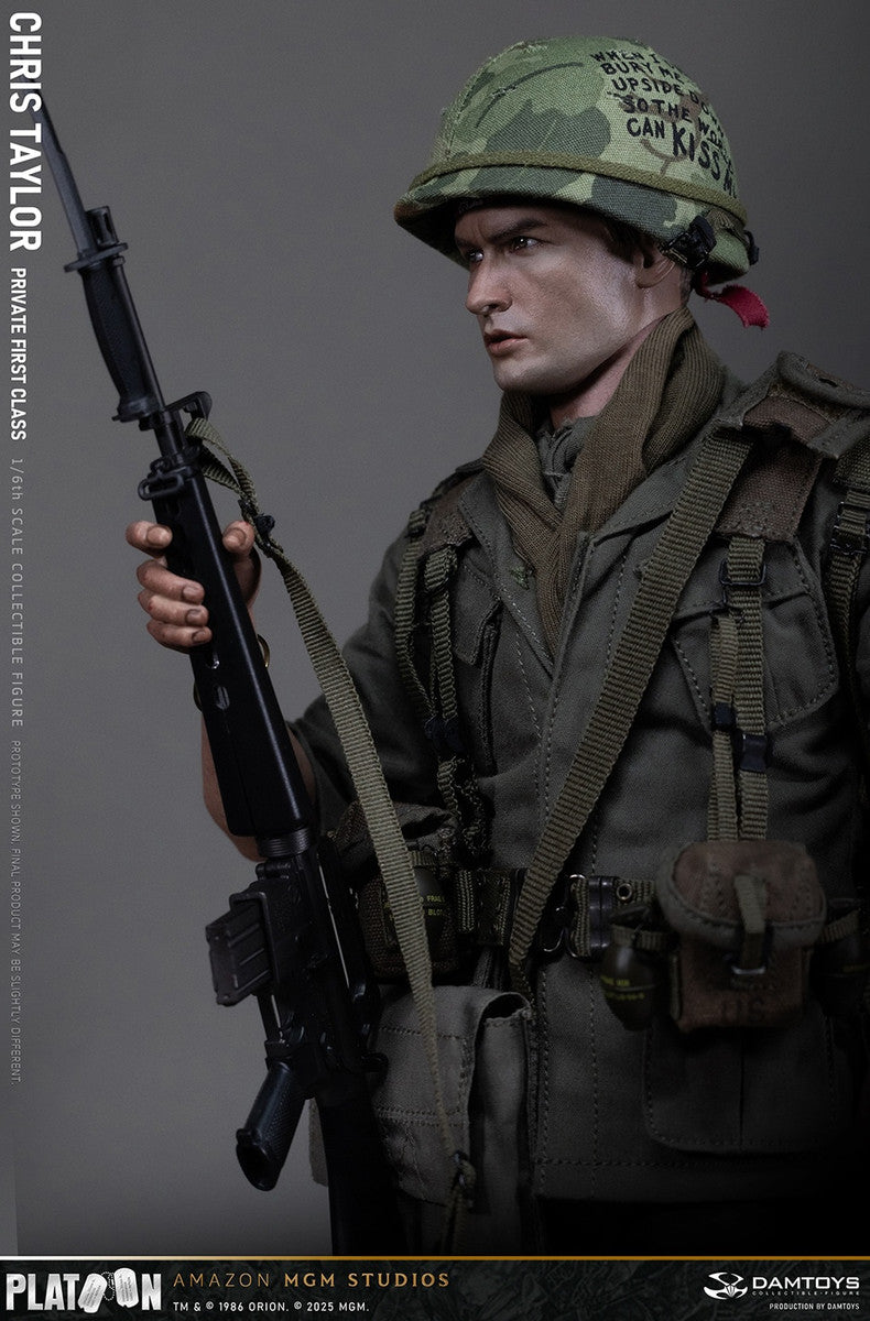 Preventa Figura Private Chris Taylor - PLATOON (1986) marca Damtoys DMS046 escala 1/6
