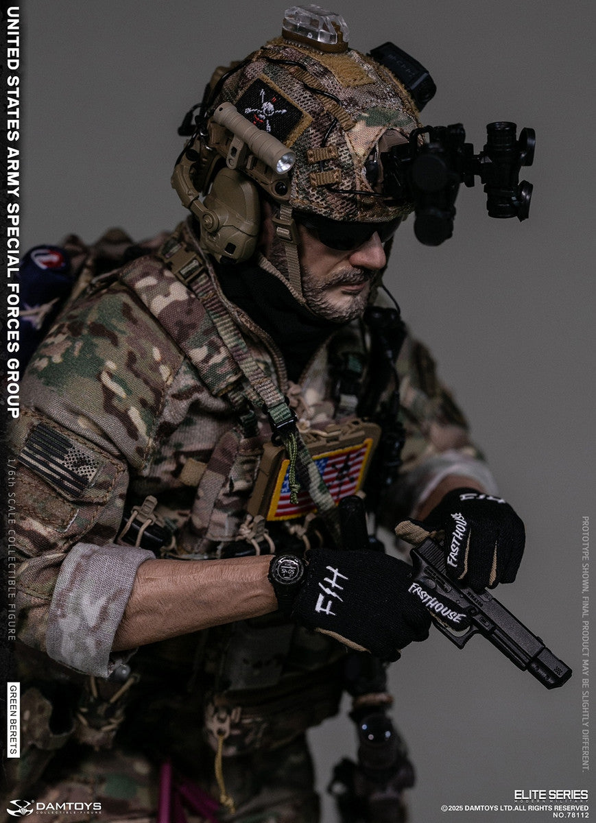 Preventa Figura Green Berets - UNITED STATES ARMY SPECIAL FORCES GROUP marca Damtoys 78112 escala 1/6