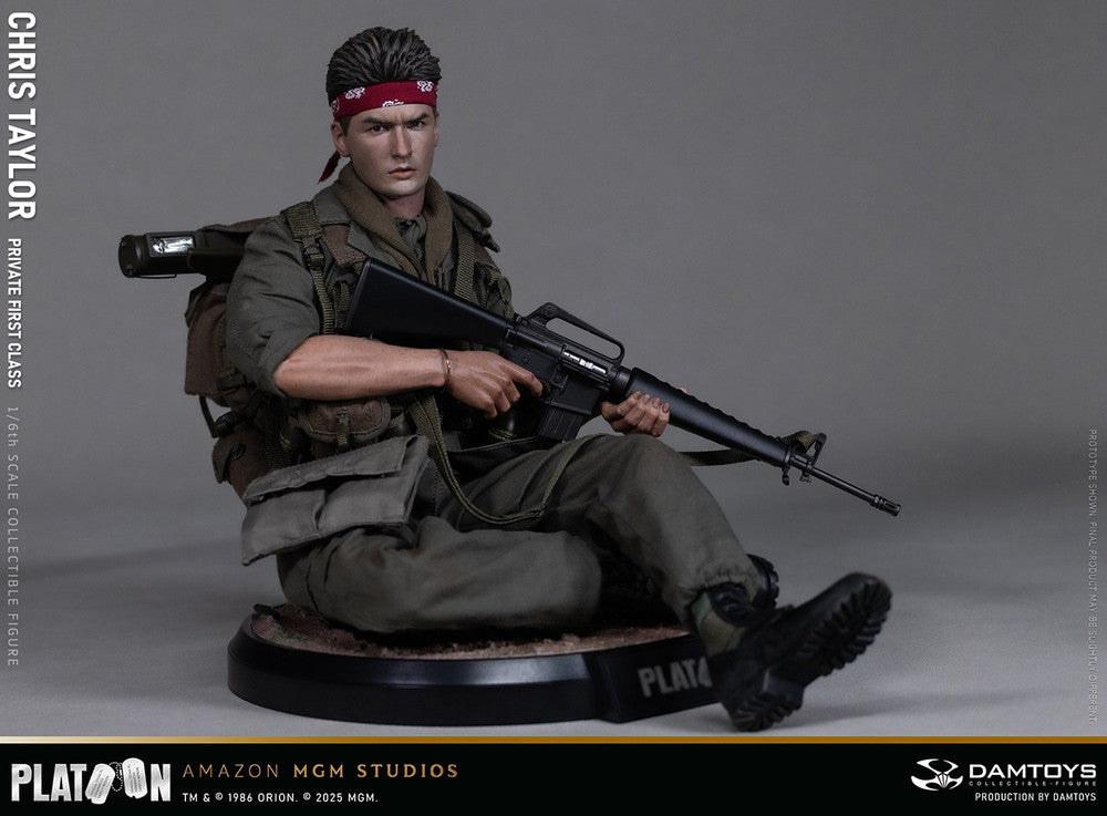 Preventa Figura Private Chris Taylor - PLATOON (1986) marca Damtoys DMS046 escala 1/6