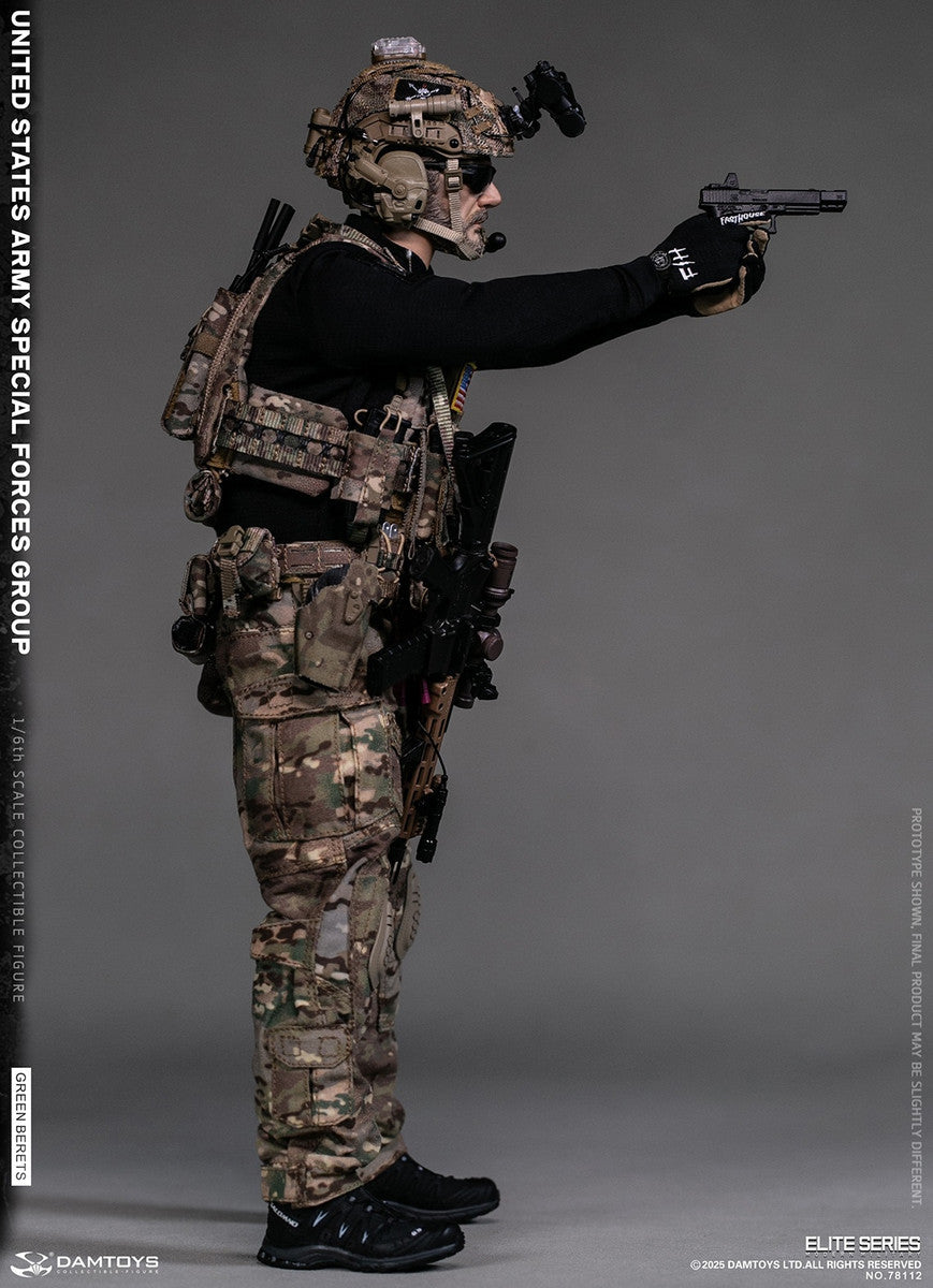 Preventa Figura Green Berets - UNITED STATES ARMY SPECIAL FORCES GROUP marca Damtoys 78112 escala 1/6