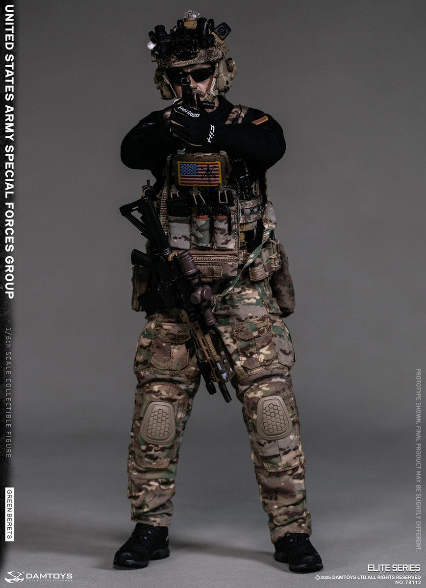 Preventa Figura Green Berets - UNITED STATES ARMY SPECIAL FORCES GROUP marca Damtoys 78112 escala 1/6